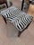Black Early 19th Century English Walnut Bench With Zebra Epingle Cushion For Sale - Image 8 of 9