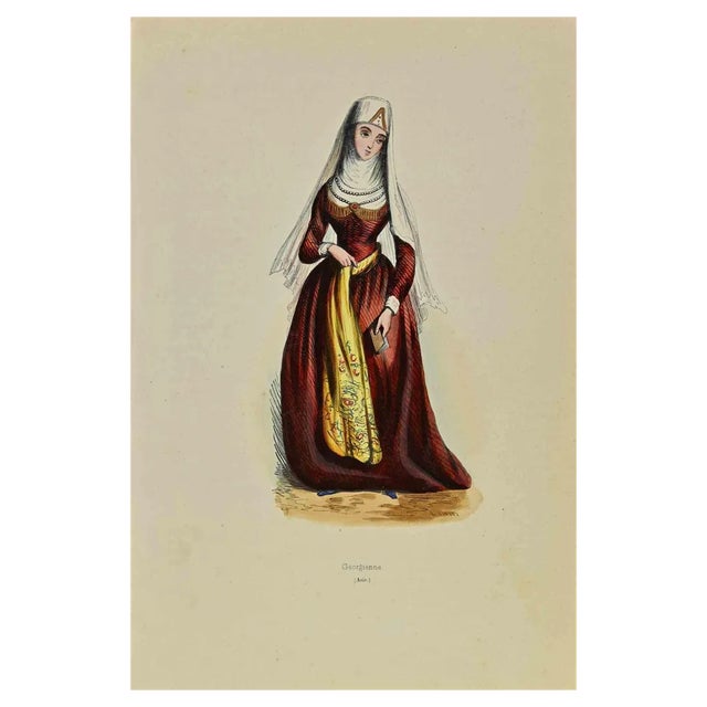 Auguste Wahlen, Georgian, Lithograph, 1844 For Sale