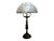Vintage Murano glass table lamp from the 1960s. The lamp is Art Nouveau in style. It evokes Hollywood Regency and boho...