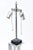 !990's Molini Southard Black and Clear Lucite Column Table or Desk Lamp For Sale - Image 4 of 8