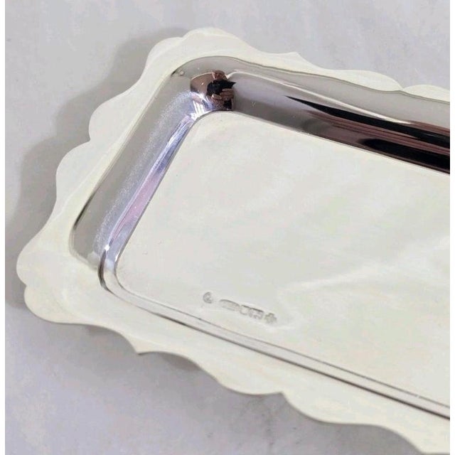 Vintage Sterling Silver Pen Tray from Francis Howard Ltd, Sheffield, 2000 For Sale - Image 4 of 13