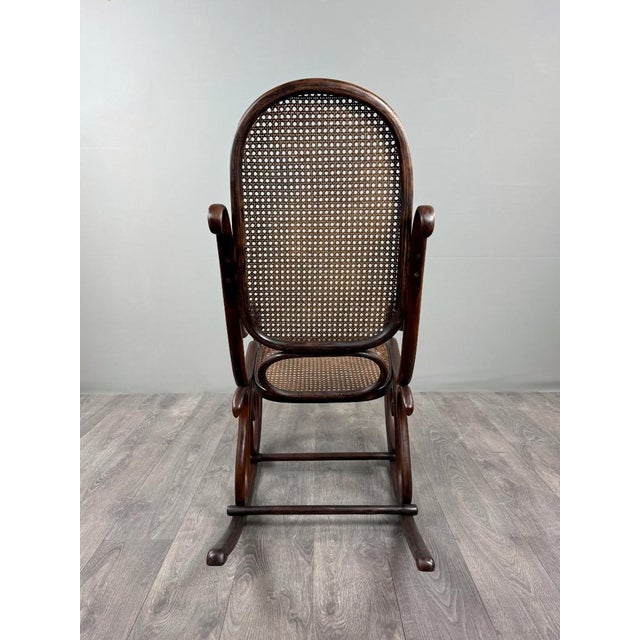 20th Century Bentwood Rocking Chair For Sale - Image 9 of 13