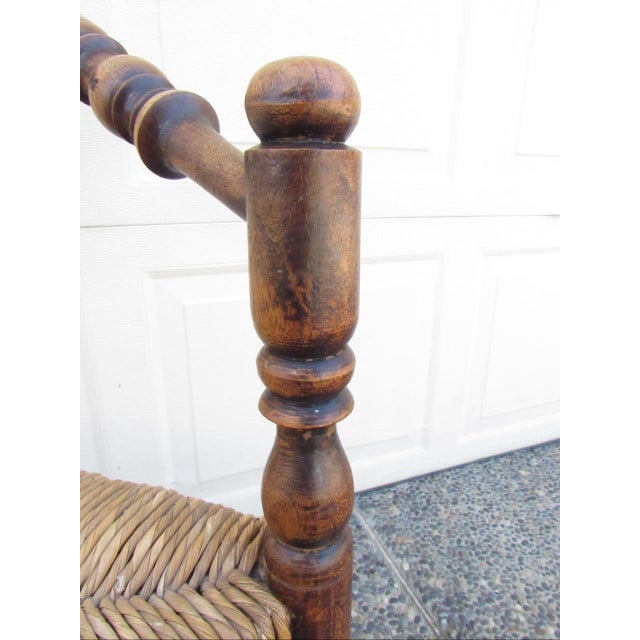 Antique English Triangular Spindle Chair For Sale - Image 11 of 17