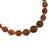 Traditional Vintage Carnelian Bead Necklace 1950s For Sale - Image 3 of 7