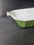 French Vintage Emile Henry Green Baking Dish France For Sale - Image 3 of 15