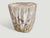 "Beautiful rare tones on this high quality petrified wood side table. It’s fascinating how Mother Nature produces these...