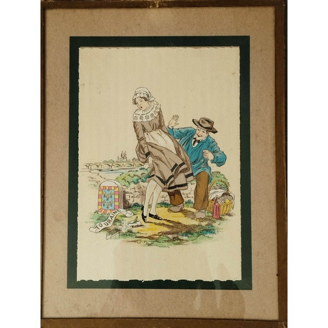 Alfred Renaudin / E. Naudy, Berry, Poitou, Lorraine & Touraine, Early 20th Century, Lithographs, Set of 4 For Sale - Image 13 of 18