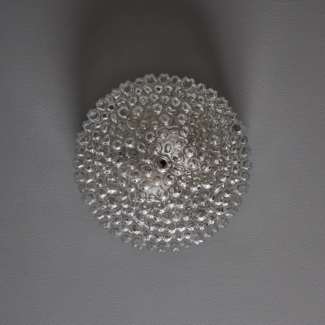1960s Helena Tynell Model #A668 Bubble Glass Flush Mount for Limburg For Sale - Image 14 of 14