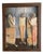 Ceramic 12-Panel Relief Wall Mural Framed in Wrou, Verdú, Spain, 2000 For Sale