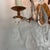 Transparent 1950s French Country Large Rock Crystal and Goldleaf Wall Sconces - Pair For Sale - Image 8 of 16