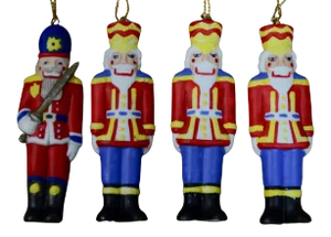 Ceramic Nutcrackers - Set of 4