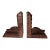 Vintage Mid Century Alligator Style Designer Bookends For Sale