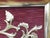1950s LaBarge Mirrors of Michigan Red Velvet With Gold Gilded Birds Mirror For Sale - Image 5 of 10