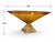 Signed Willsea O’Brien Iridescent Crackle Art Glass Pedestal Bowl For Sale - Image 4 of 4