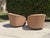 Vintage Milo Baughman Style Sculptural Swivel Barrel Lounge Chairs by Classic Gallery, Pair For Sale In Naples, FL - Image 6 of 15