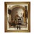 "Niche with Falconry" After Christoffel Pierson Contemporary Reproduction Print on Canvas, Gold Frame, 16 x 20 For Sale - Image 4 of 4