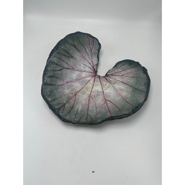 1960s Handmade Leaf Bowl For Sale - Image 5 of 7