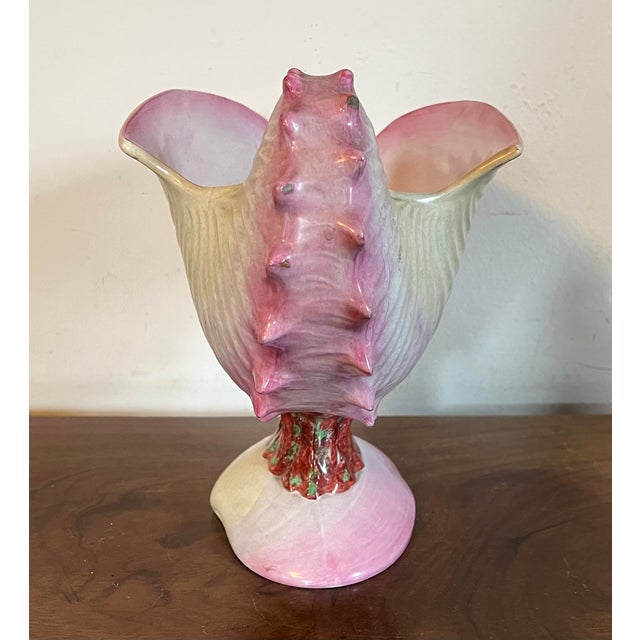 Antique 19th Century Wedgwood Pearlware Centerpiece - Pink Nautilus Sea Shell Compote Tureen For Sale In New York - Image 6 of 16
