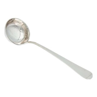 Plain Silver Soup Ladle For Sale