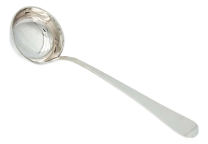 Plain Silver Soup Ladle
