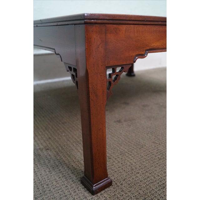 Chippendale Style Mahogany & Mixed Wood Square Coffee ...