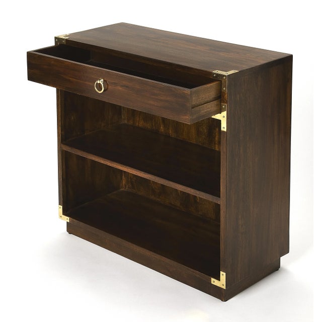 Add simple sophistication and essential storage space to any room in your home with this lovely bookcase. The Wood...