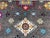 Brown and Teal Kazak Rug With Star Medallion, 5'8" X 7'9" For Sale - Image 10 of 15