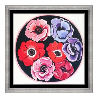 1980s Seven Anemones, Lowell Nesbitt For Sale