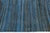 Modern Handmade Flat-Weave Kilim Wool Rug in Indigo & Charcoal Abrash 9x12 For Sale In New York - Image 6 of 12