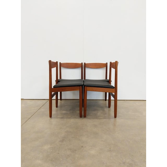 1960s Set of 4 Vintage Mid Century Modern Dining Chairs For Sale - Image 5 of 8