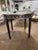 Trouvailles Furniture Inc. Mid 20th Century French Neoclassical-Style Circular table with Marble Top and Brass Trim For Sale - Image 4 of 18