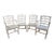 Dining Chairs Set of 4 Custom Designed by Dorothy Draper for 1948 Greenbrier Resort Renovation For Sale
