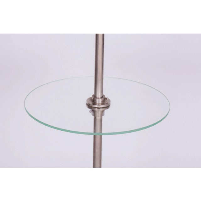 1930s Bauhaus Chrome Floor Lamp attributed to Hynek Gottwald, Former Czechoslovakia, 1930s For Sale - Image 5 of 11