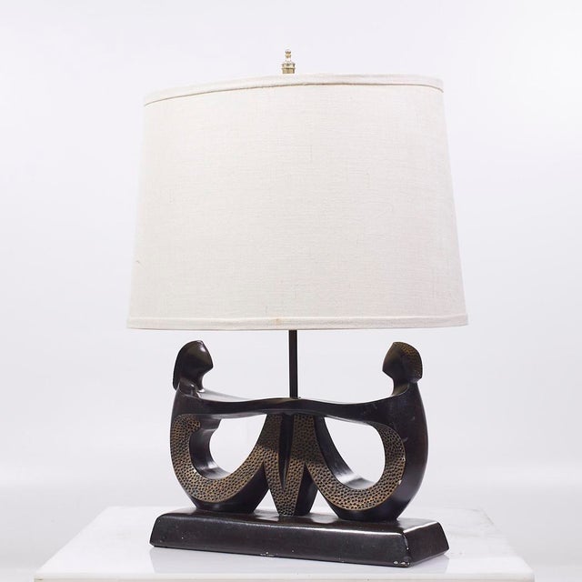 Mid-Century Modern Frederic Weinberg Style f.a.i.p. Mid Century Figurative Table Lamp For Sale - Image 3 of 10