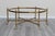 Late 20th century La Barge Style Brass coffee table with glass top This table has minor wear and overall is great vintage...