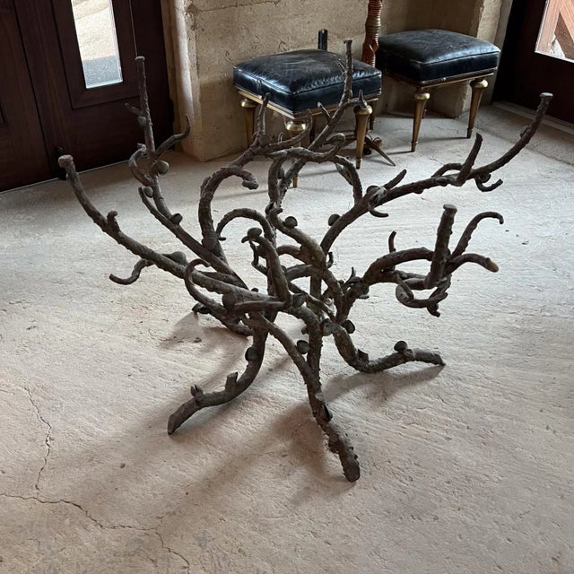 Brutalist 1970s Bronze Sculptural Sea Life Dining Table Base For Sale - Image 3 of 12