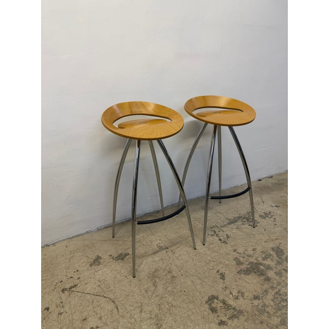 Magis Sigurdur Thorsteinsson Lyra Bar Stools for Magis, Italy - A Pair For Sale - Image 4 of 18