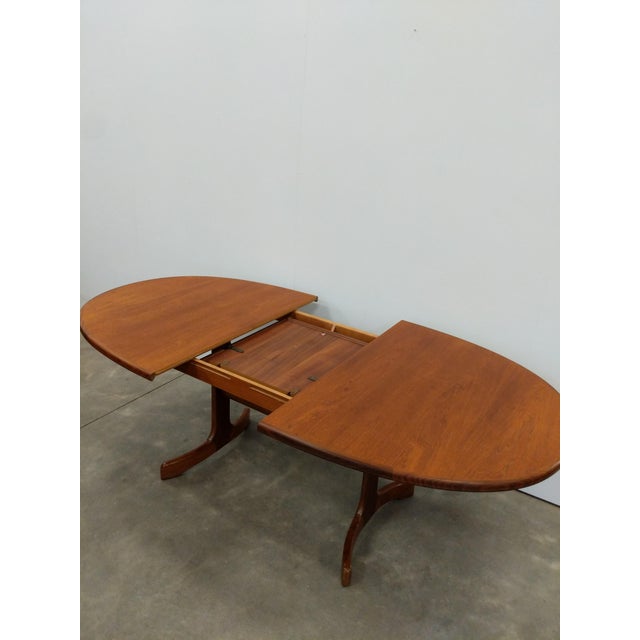 Vintage Mid Century Modern Teak Extendable Dining Table by G Plan For Sale - Image 9 of 13