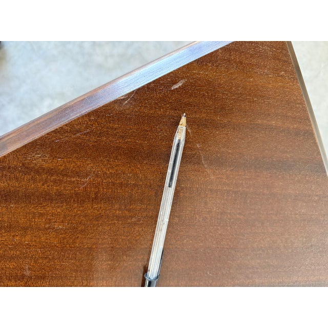 Vintage Georgian Style Carved Mahogany Wood Coffee Table With Claw Feet For Sale - Image 17 of 18