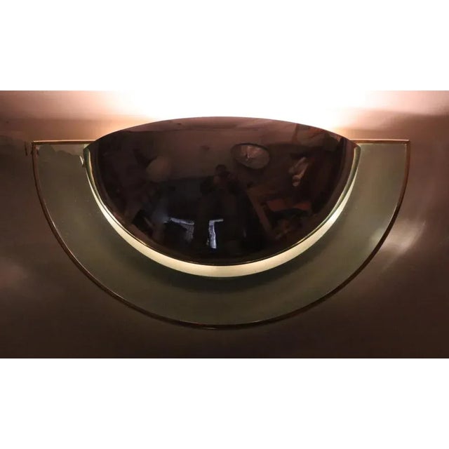 1990s Postmodern Wall Light in Chrome, Brass and Glass from Estilux, 1990s For Sale - Image 5 of 11