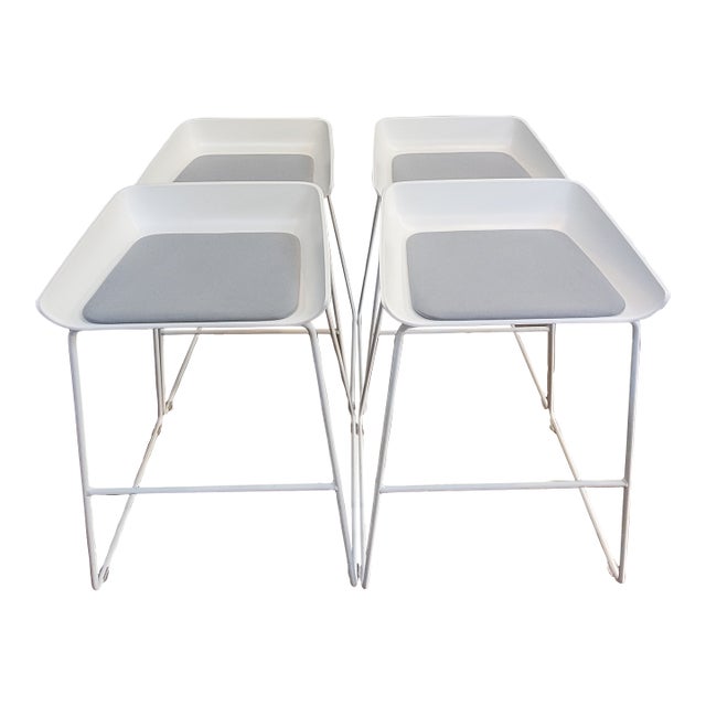 Steelcase Turnstone Scoop Stools - Set of 4 For Sale