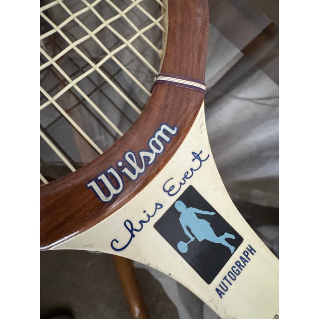 Chris Evert Wooden Racquets, Pair For Sale - Image 4 of 8