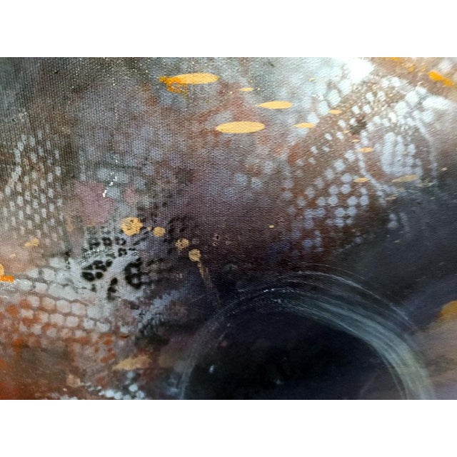 Ovidiu Kloska, the Memory of a Star Before It Was Born, Large Scale Mixed on Canvas For Sale - Image 12 of 13