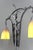 Large Art Deco Bicéphalous Wrought Iron Lamp from Schneider, France, 1920s For Sale - Image 12 of 18