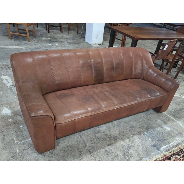 Brown Model DS44 3-Seater Sofa from De Sede, Switzerland 1970s For Sale - Image 8 of 8