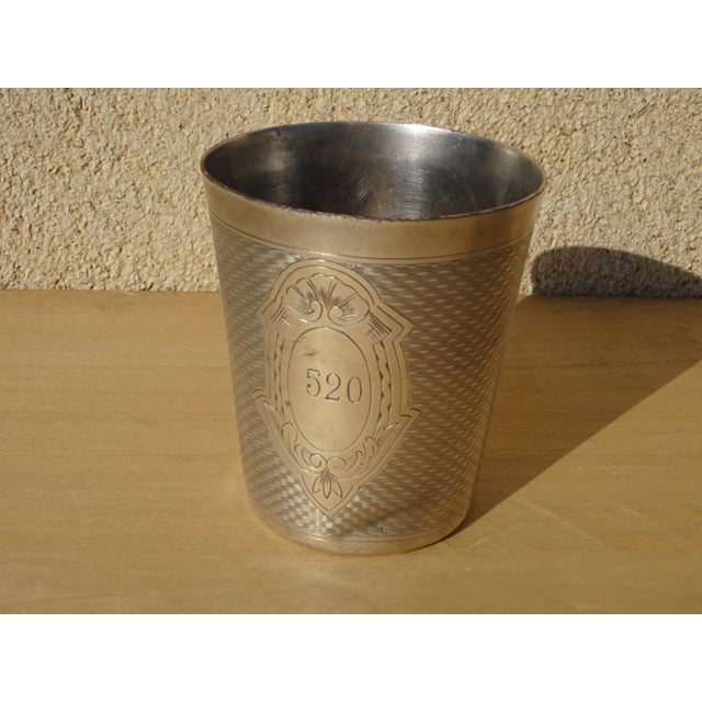 Silver-Plated Metal Cup by Ercuis For Sale - Image 3 of 14