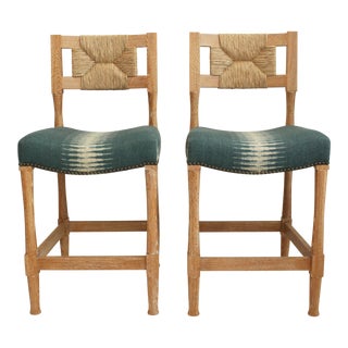 Hollywood at Home Counter Stools - A Pair For Sale