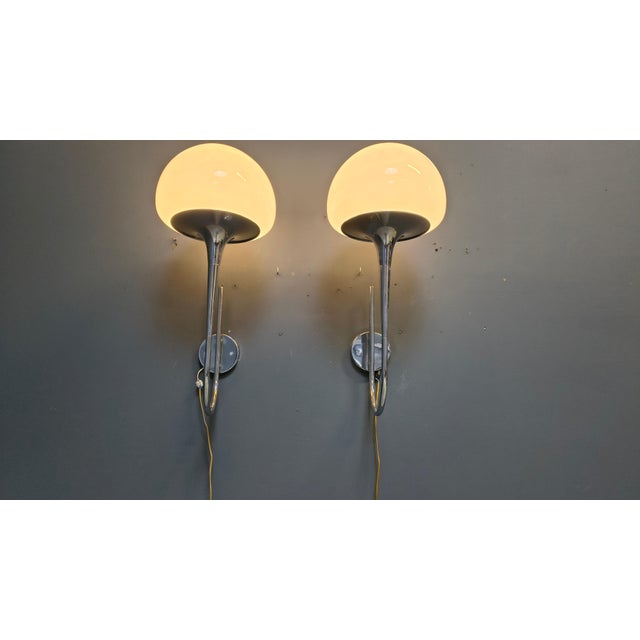 Goffredo Reggiani Mid-Century Italian Wall Lamps by Goffredo Reggiani for Reggiani, 1970, Set of 2 For Sale - Image 4 of 15