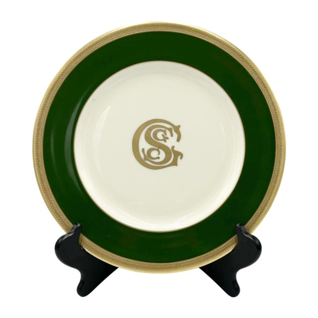 Mid 20th Century Vintage Gulf Stream Golf Club Del Ray Beach, Florida Plate 10.5"d For Sale - Image 5 of 10