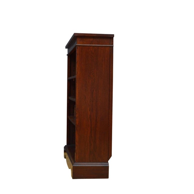 Late Victorian Oak Open Bookcase, 1880s For Sale - Image 14 of 15